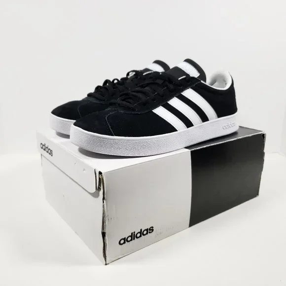 Adidas Women's VL Court 2.0 - Black/White 8M - Picture 1 of 5